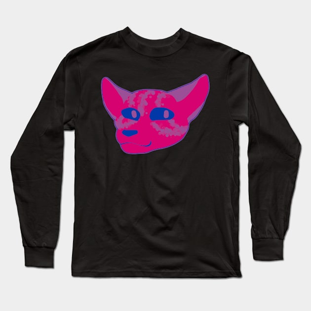 Bi pride cat Long Sleeve T-Shirt by TangletallonMeow